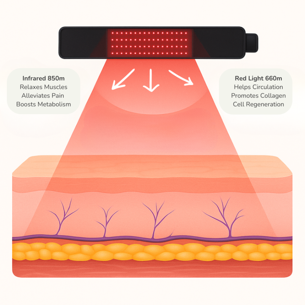RejuviWrap™ Infrared & Red Light Therapy Belt