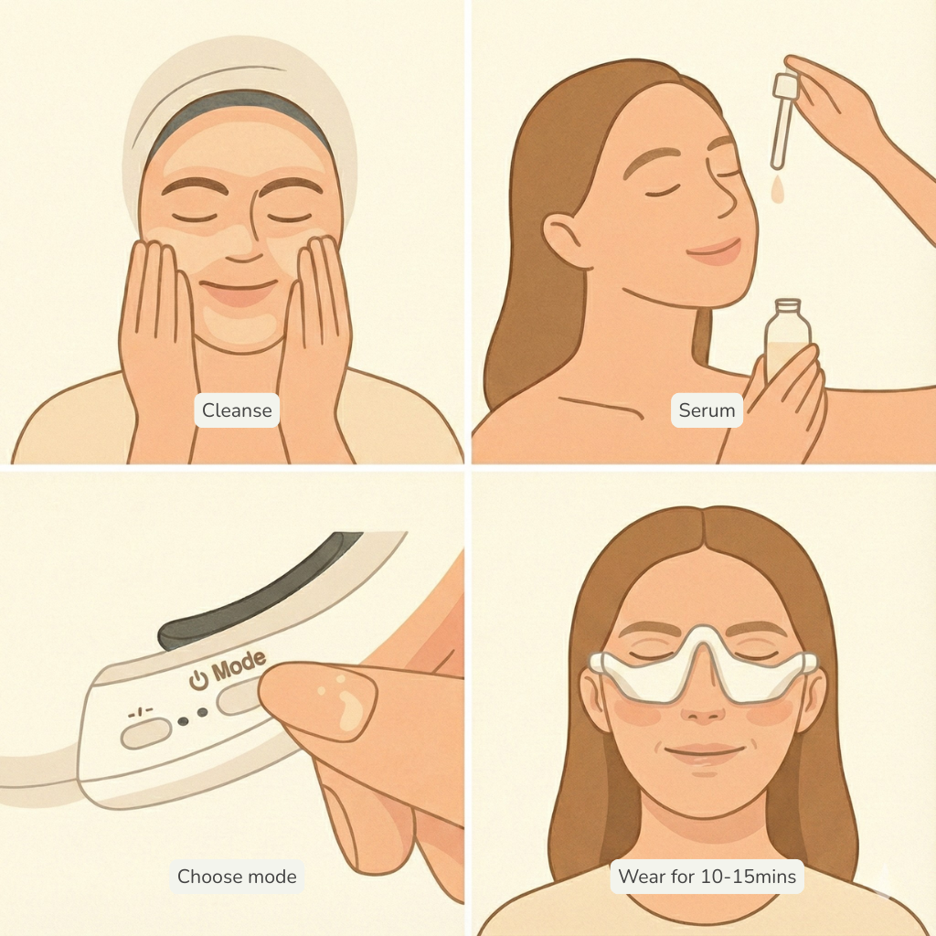 RejuviGlow™ Red Light Therapy Glasses