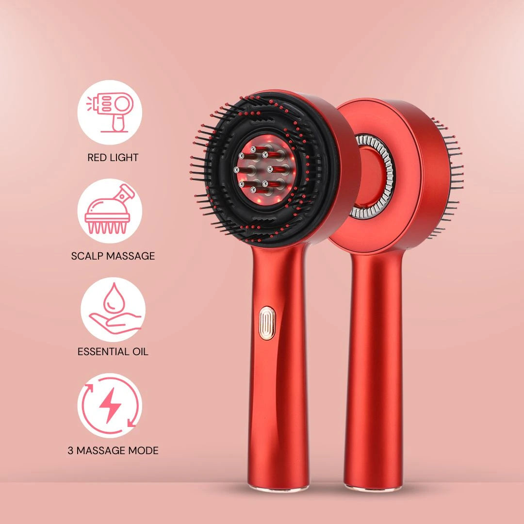 Red Light Therapy Massage Brush